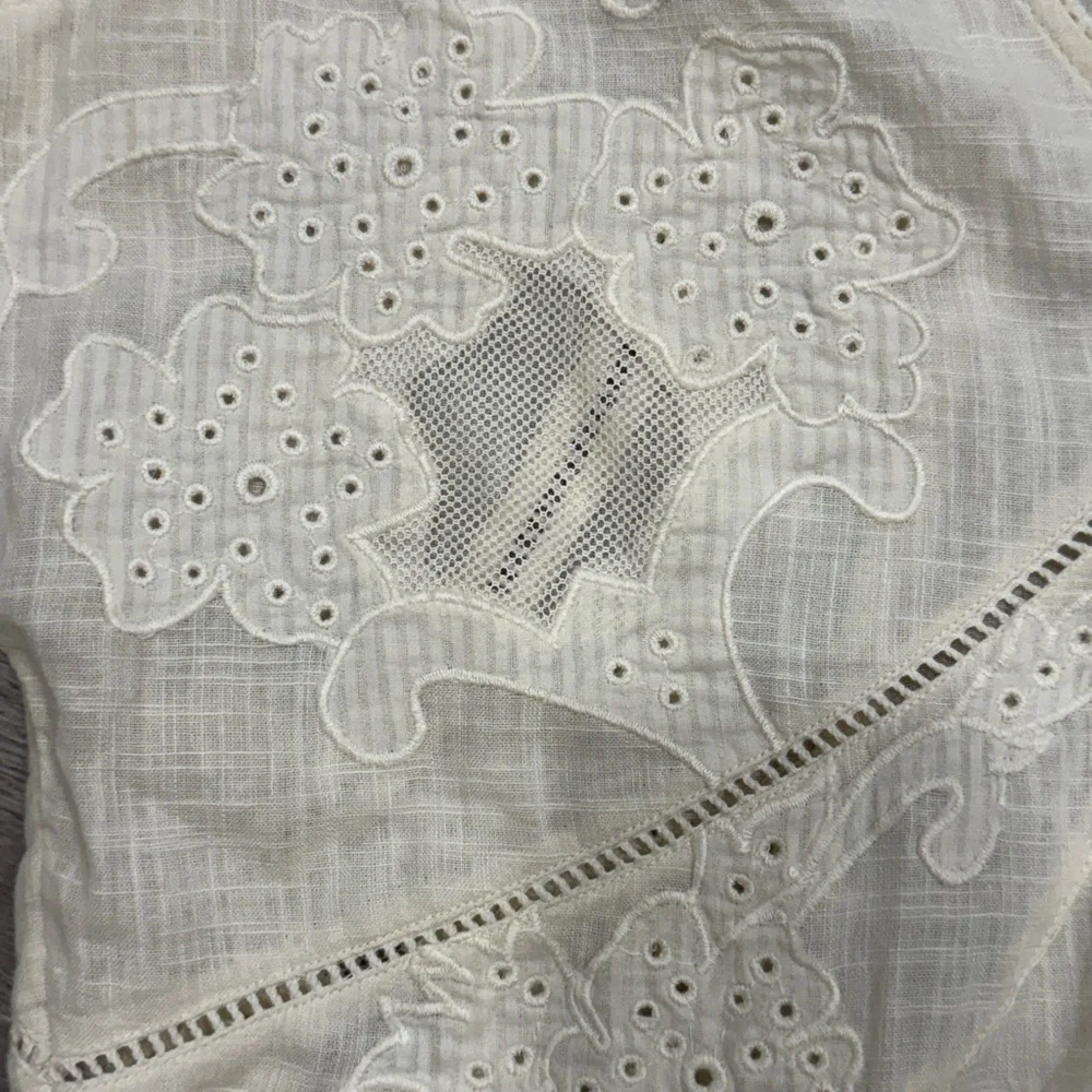 Free People Serenity V-Neck Eyelet Mini Dress - Picture 4 of 9